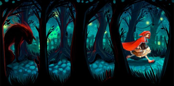 Red Wolf, por bw-inc Ilustração de bw-inc em deviantart