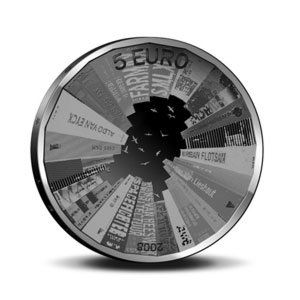 Moeda 5 Euros - Livros