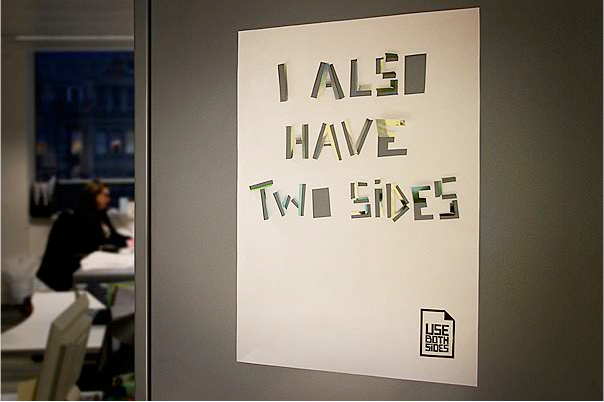 Poster Use Both Sides