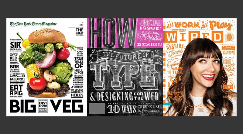 Inspiração Design Editorial - Capas de Revista - Boteco Design