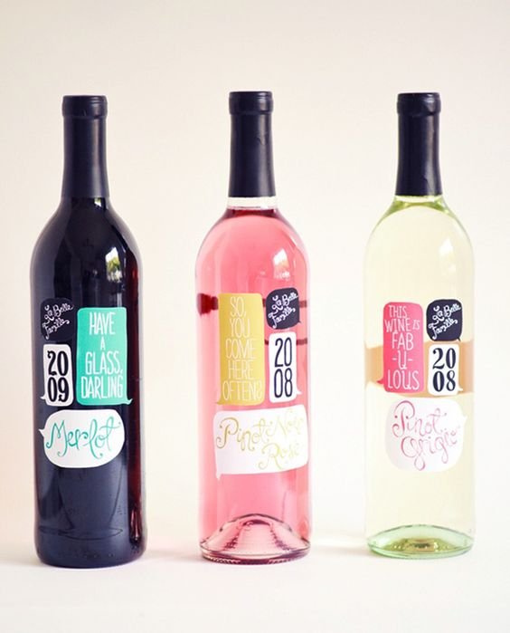 Embalagens e rótulos de vinhos - Boteco Design